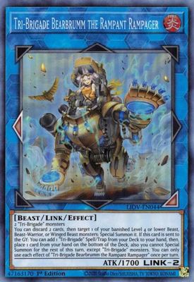 Tri-Brigade Bearbrumm the Rampant Rampager - Lightning Overdrive (LIOV) Lightning Overdrive Liov-en044
