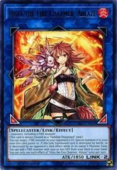 Hiita the Fire Charmer, Ablaze [1st Edition] SAST-EN056 YuGiOh Savage Strike Rare