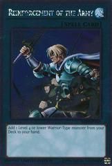 Reinforcement of the Army NKRT-EN026 YuGiOh Noble Knights of the Round Table Platinum