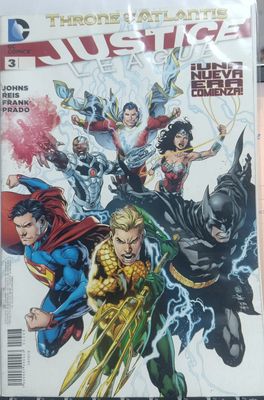 NELA-k, Justice League Comic  Vol 2  Issue 17 &quot;Throne of Atlantis&quot; (Trono de la Atlántida).