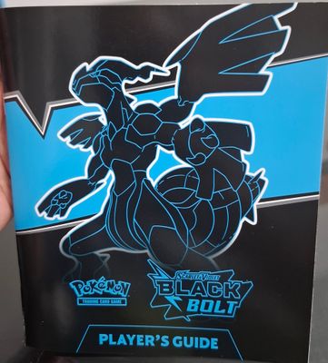 SH Pokemon Black Bolt Players Guide Libro