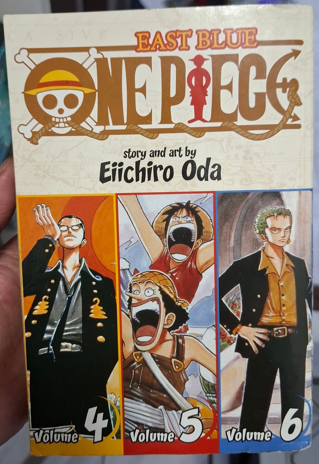 SH One Piece Manga Volumen 4 5 6 Ingles