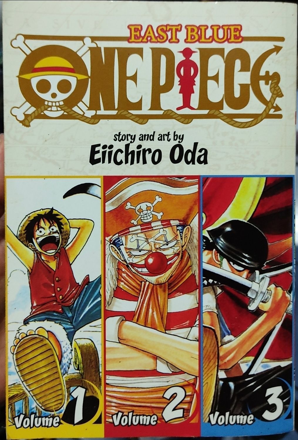 SH One Piece Manga Volumen 1 2 3 Ingles