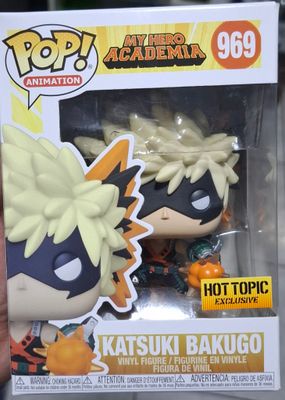 SH Katsuki Bakugo Figura Funko Pop 969 Hot Topic My Hero Academia Figura