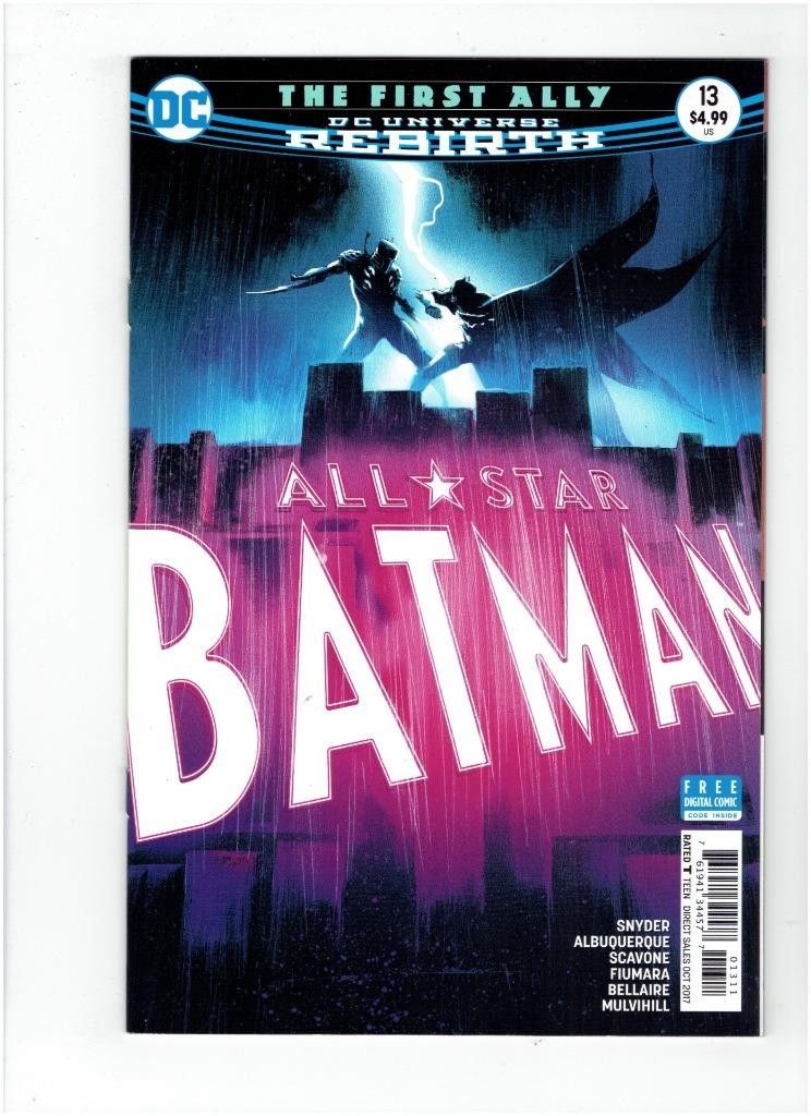 NELA-k, All-Star Batman Comic Issue 13 Marvel Oct 2017 Vol 1