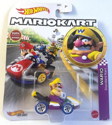 SJ Wario Hot Wheels Blister Mario Kart