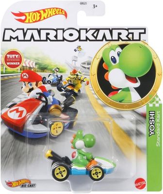 SJ Yoshi Hot Wheels Blister Mario Kart