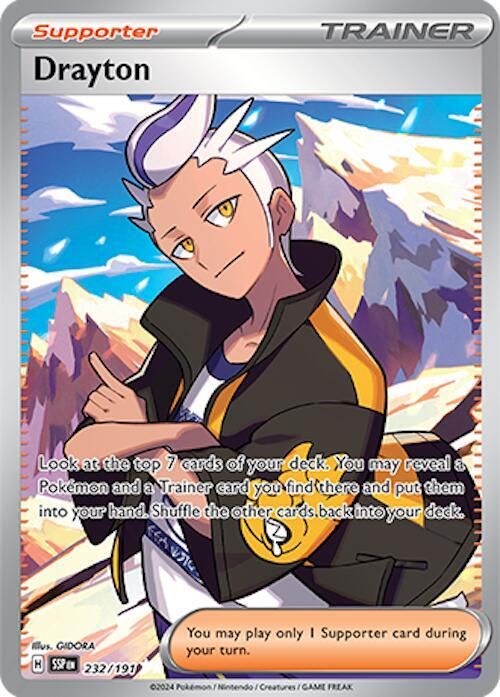 SJ Japones Drayton - 232/191 - SV08: Surging Sparks (SSP) SV08: Surging Sparks