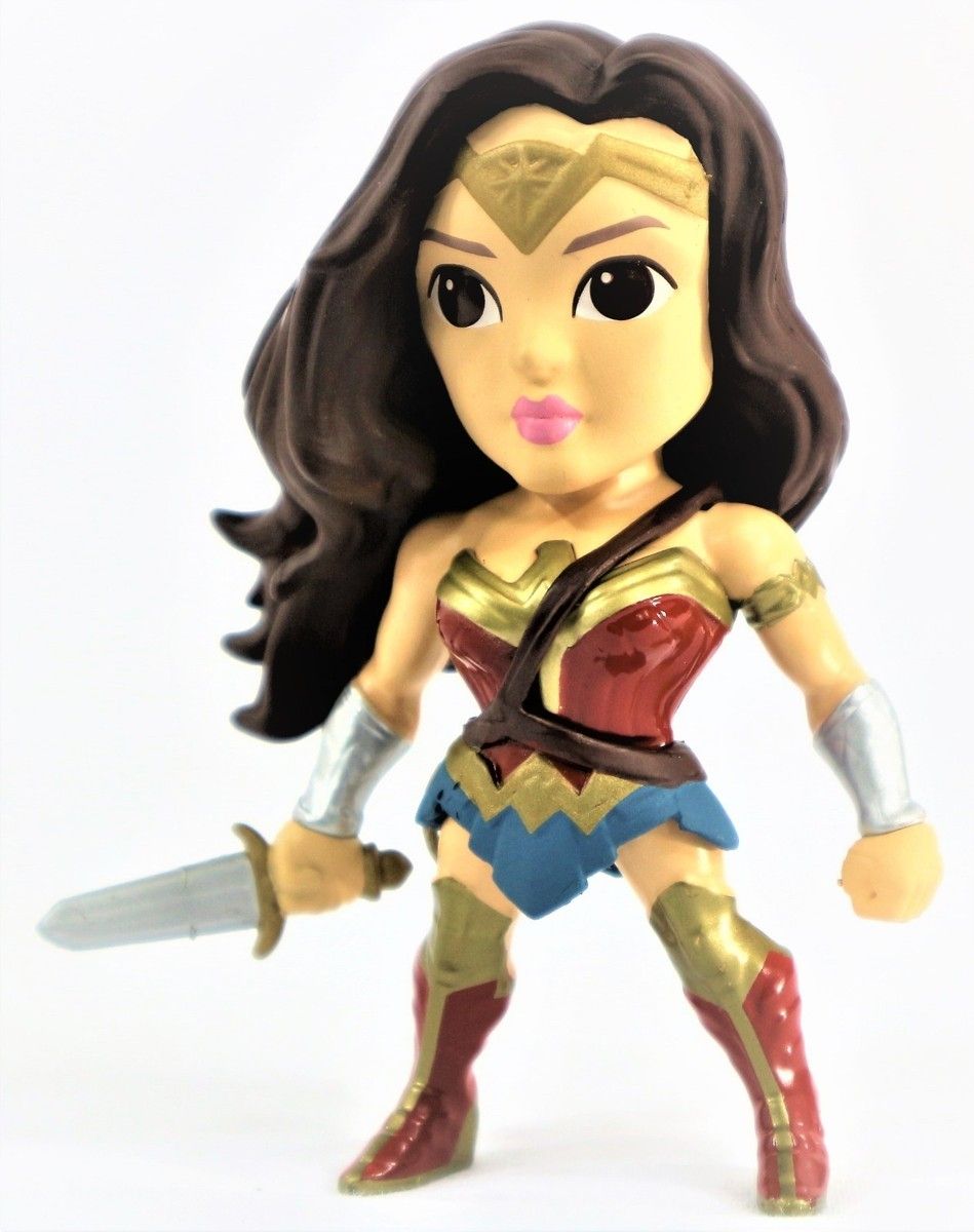SJ Mujer Maravilla Figura Die Cast Jada Wonder Woman Figura