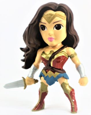 SJ Mujer Maravilla Figura Die Cast Jada Wonder Woman Figura