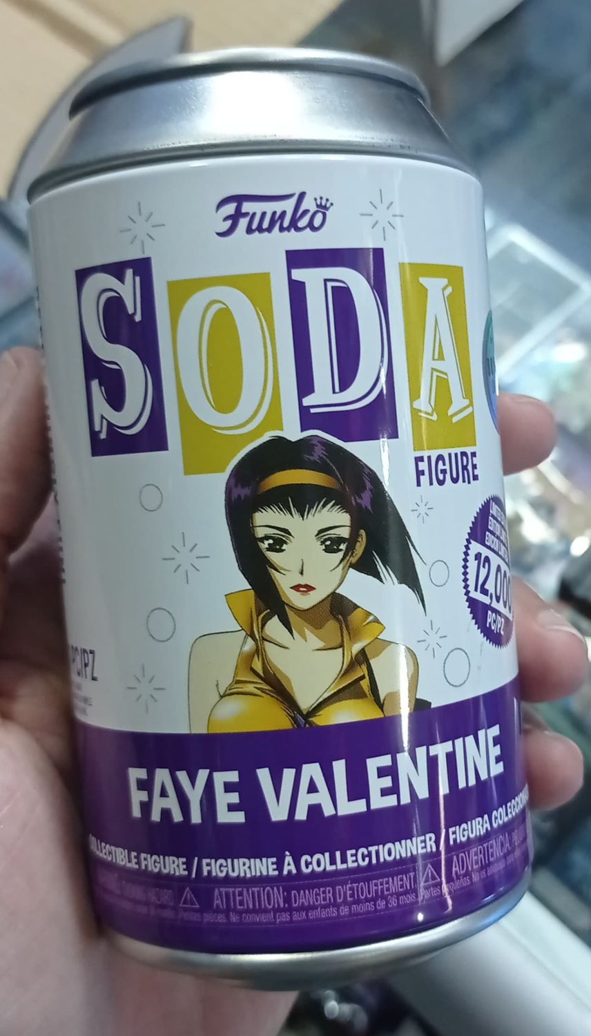 SJ Faye Valentine Figura Funko Soda Can Nueva Cowboy Bebob Figura 