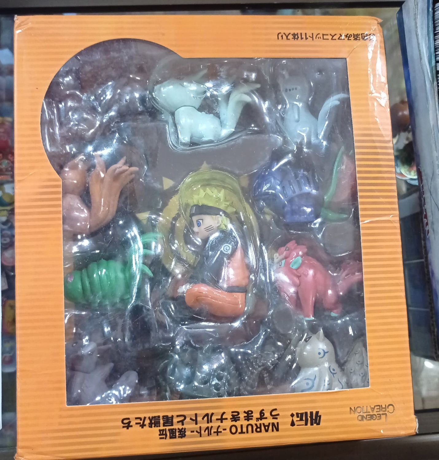 SJ Naruto Figura Anime con los Bijuus Set