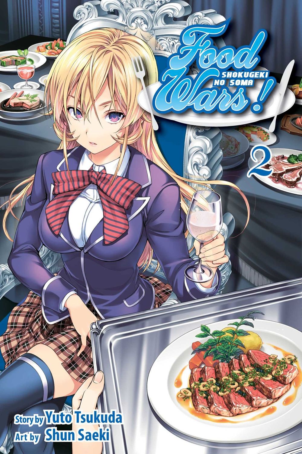SJ Food Wars Manga Volumen 2 Ingles