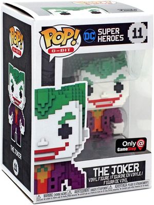 SJ The Joker Figura Funko Pop 11 DC Super Heroes batman Gamestop Exclusive