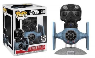 SJ The Fighter Pilot Figura Funko Pop 221 With The Fighter Star Wars Figura