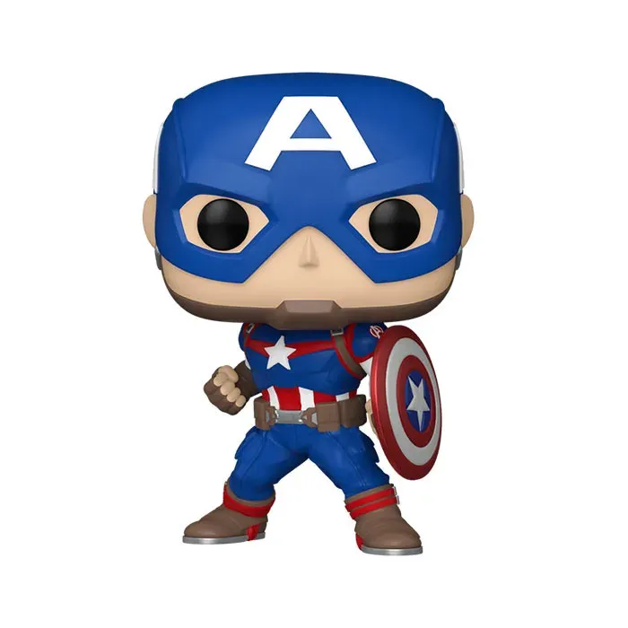 SJ Captain America Figura Funko Pop Suelto sin Caja Capitan America Figura