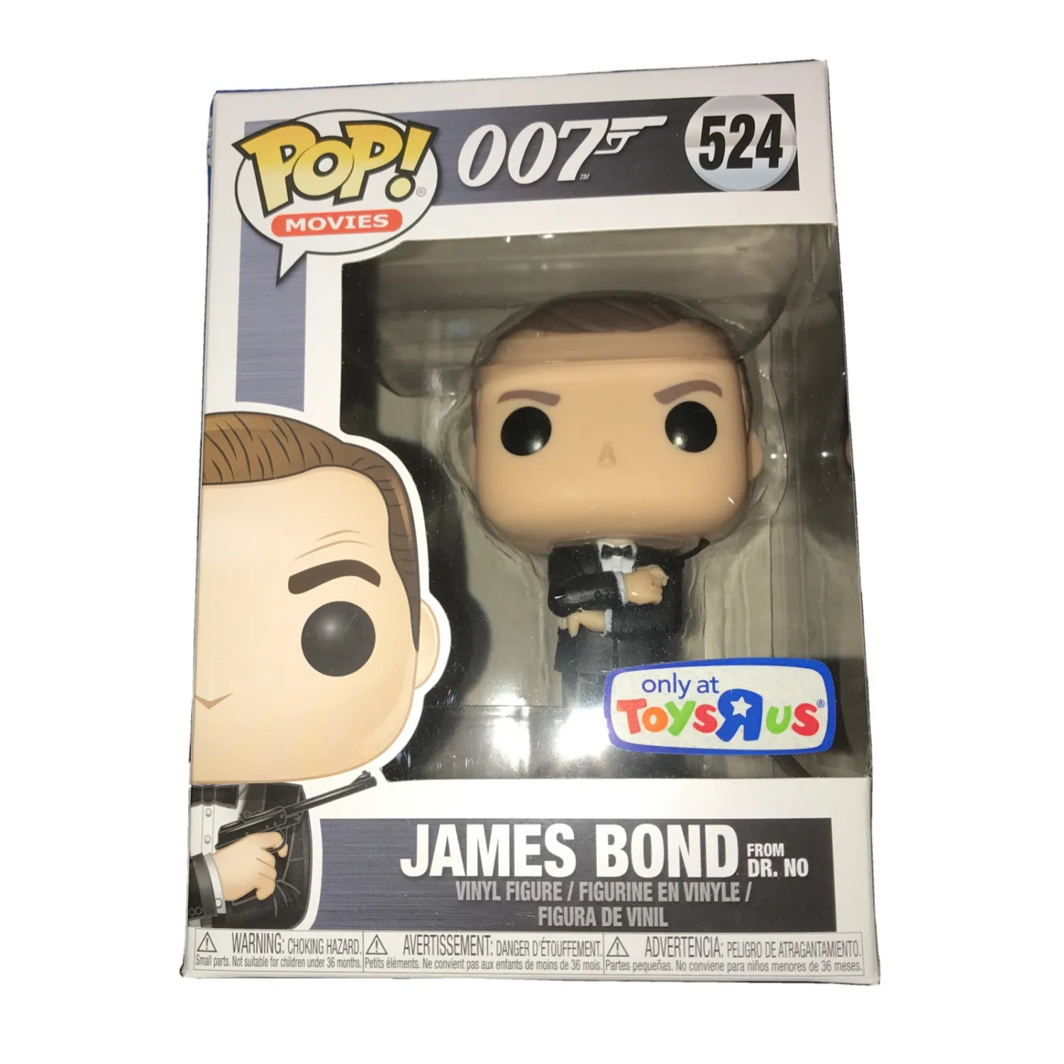 SJ James Bond Figura Funko Pop 524 Toys R Us James Bond From Dr NO