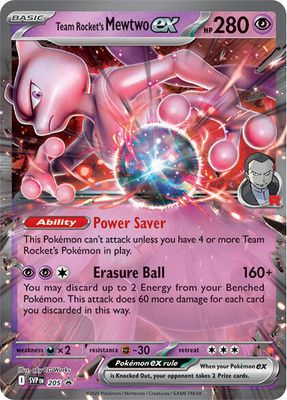 SJ Team Rocket&#39;s Mewtwo ex - SV: Scarlet &amp; Violet Promo Cards (SVP) SV: Scarlet &amp; Violet Promo Cards