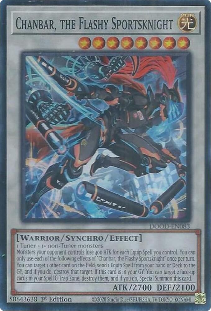 SJ-GA Chanbar, the Flashy Sportsknight - Doom of Dimensions (DOOD) Doom of Dimensions Super Rare