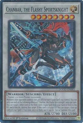 SJ-GA Chanbar, the Flashy Sportsknight - Doom of Dimensions (DOOD) Doom of Dimensions Super Rare