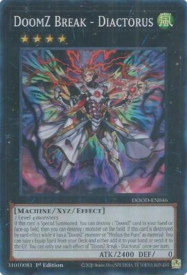 SJ-GA DoomZ Break - Diactorus - Doom of Dimensions (DOOD) Doom of Dimensions Super Rare