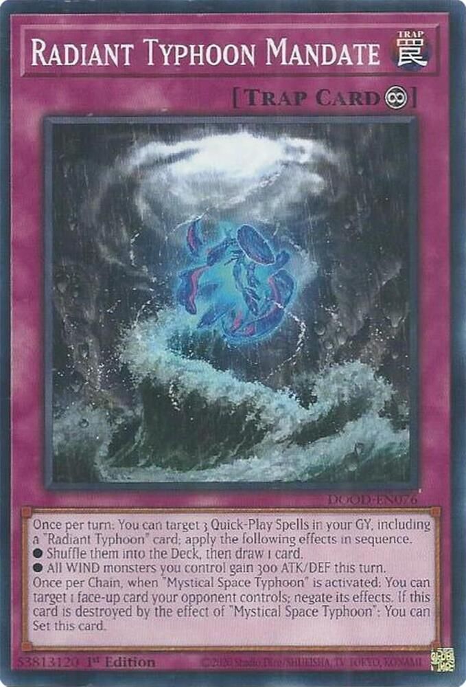SJ-GA Radiant Typhoon Mandate - Doom of Dimensions (DOOD) Doom of Dimensions