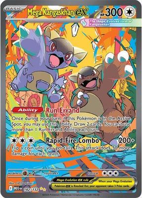 SJ Mega Kangaskhan ex - 182/132 - ME01: Mega Evolution (MEG) ME01: Mega Evolution