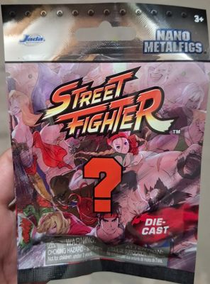 SJ Street Fighter Figura Nano Metalfigs Nuevo Sellado