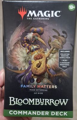 SJ Bloomburrow Commander Deck Family Matters Nuevo Sellado Magic The Gathering Deck