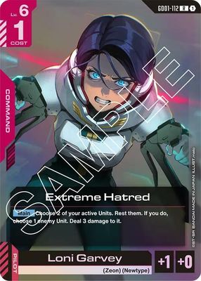 SJ-GA Extreme Hatred - Newtype Rising (GD01) Newtype Rising