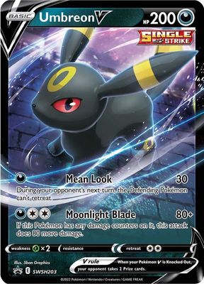 SJ Umbreon V - SWSH203 - SWSH: Sword &amp; Shield Promo Cards (SWSD) SWSH: Sword &amp; Shield Promo Cards