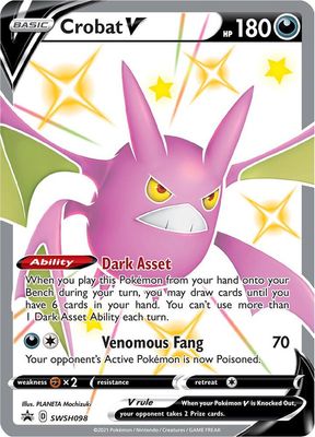 SJ Crobat V - SWSH098 - SWSH: Sword &amp; Shield Promo Cards (SWSD) SWSH: Sword &amp; Shield Promo Cards
