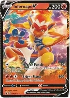 SJ Infernape V - SWSH252 - SWSH: Sword &amp; Shield Promo Cards (SWSD) SWSH: Sword &amp; Shield Promo Cards