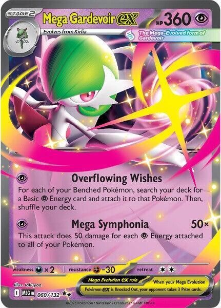 SJ Mega Gardevoir ex - 060/132 - ME01: Mega Evolution (MEG) ME01: Mega Evolution