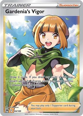 SJ Gardenia&#39;s Vigor (Full Art) - SWSH10: Astral Radiance (SWSH10) SWSH10: Astral Radiance