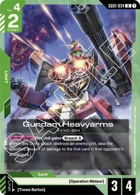 SJ-GA Gundam Heavyarms - Newtype Rising (GD01) Newtype Rising