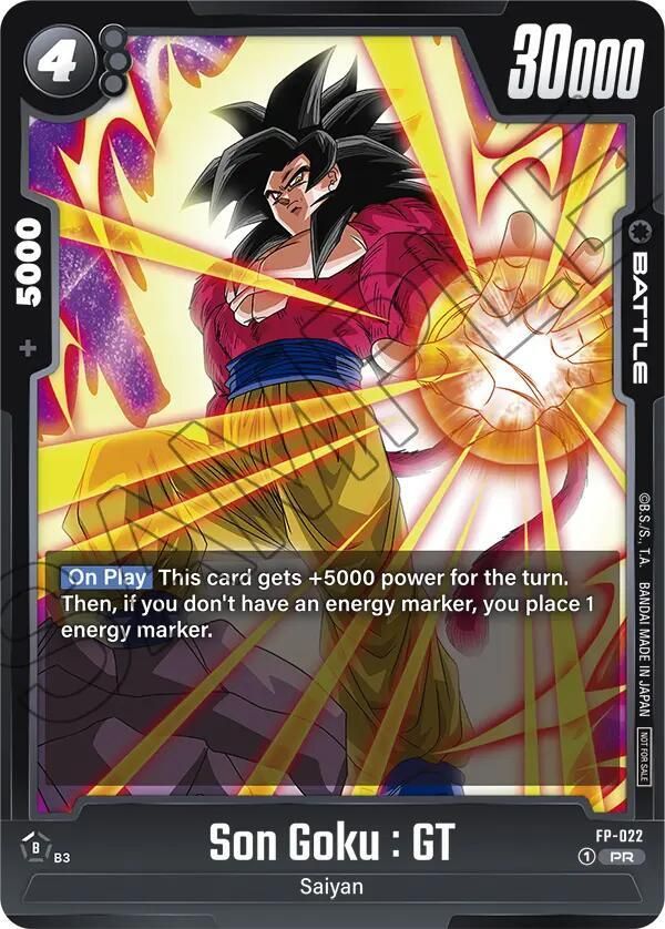 Son Goku : GT - FP-022 - Fusion World Promotion Cards and Packs (DBSFW_PR) Fusion World Promotion Cards and Packs Foil