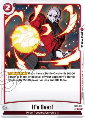 It&#39;s Over! - FB03-023 (Championship Pack 02) - Tournament and Championship Promos (DBSFW_TPR) Tournament and Championship Promos