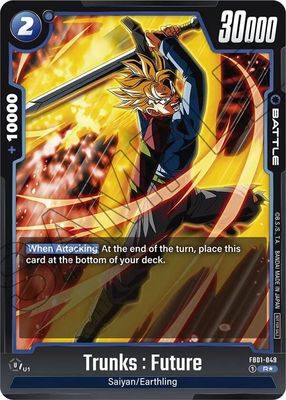 Trunks : Future - FB01-049 (Tournament Pack 01) - Tournament and Championship Promos (DBSFW_TPR) Tournament and Championship Promos