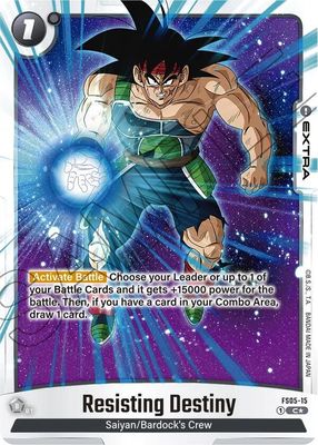 Resisting Destiny (Bonus Pack Alternate Art) - Starter Deck 5: Bardock (FS05) Starter Deck 5: Bardock