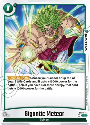 Gigantic Meteor - Starter Deck 3: Broly (FS03) Starter Deck 3: Broly