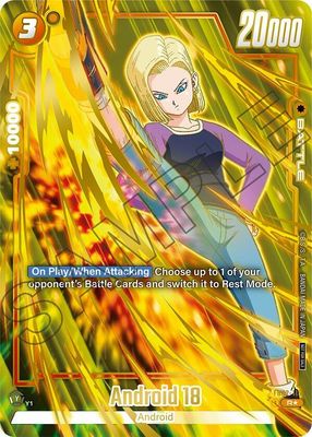 Android 18 (Championship Pack 03 Finalist) - Tournament and Championship Promos (DBSFW_TPR) Tournament and Championship Promos