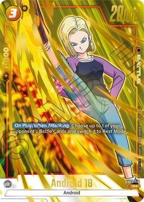 Android 18 (Championship Pack 03) - Tournament and Championship Promos (DBSFW_TPR) Tournament and Championship Promos