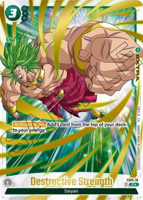 Destructive Strength (Championship Pack 03) - Tournament and Championship Promos (DBSFW_TPR) Tournament and Championship Promos