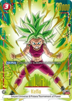 Kefla (Championship Pack 03) - Tournament and Championship Promos (DBSFW_TPR) Tournament and Championship Promos