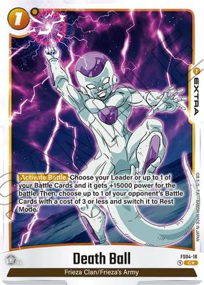 Death Ball (Bonus Pack Alternate Art) - Starter Deck 4: Frieza (FS04) Starter Deck 4: Frieza