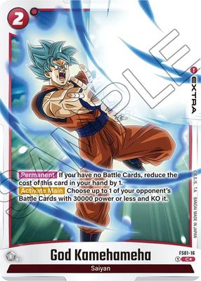 God Kamehameha (Bonus Pack Alternate Art) - Starter Deck 1: Son Goku (FS01) Starter Deck 1: Son Goku
