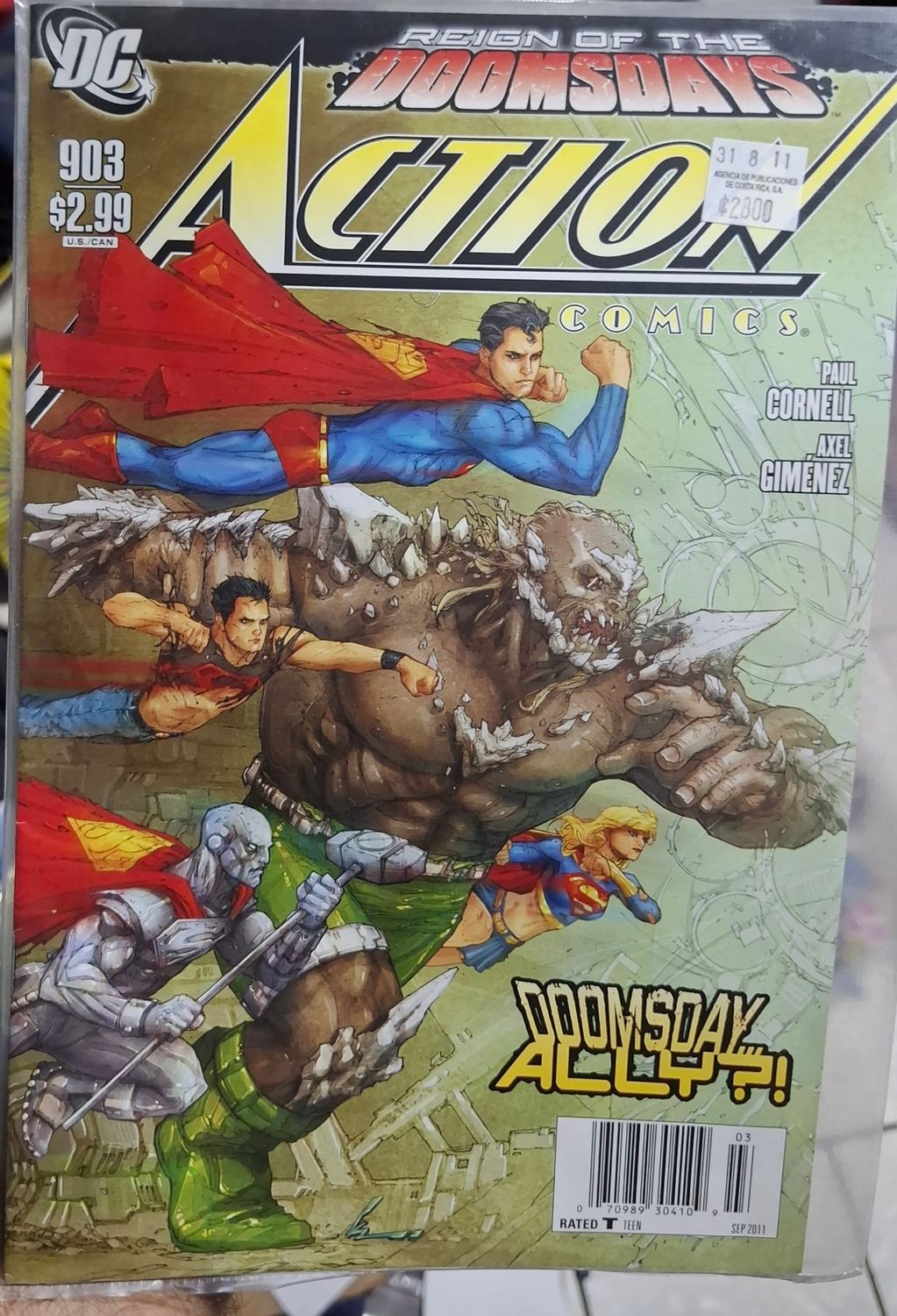 SHX Action Comics Issue 903 Doomsday Ally