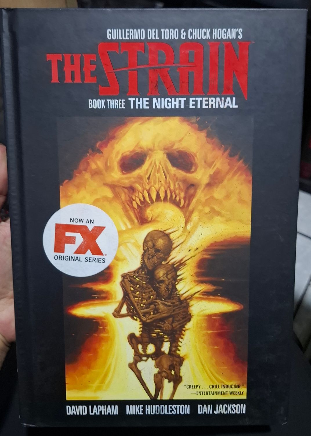 SHX The Strain Comic Book Three The Night Eternal Tapa Dura Ingles Guillermo del Toro