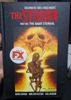 SHX The Strain Comic Book Three The Night Eternal Tapa Dura Ingles Guillermo del Toro